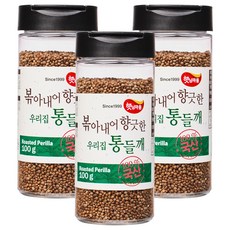 햇님마을 볶아내어 향긋한 우리집 국산 통들깨, 100g, 3개