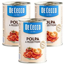 De Cecco Dice 番茄罐頭, 400g, 3個