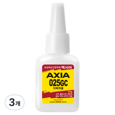 엑시아 강력 순간접착제 20g 025GC, 3개