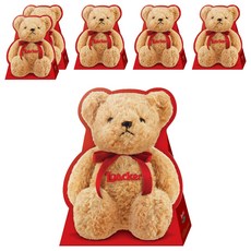 Loacker 萊佳哈斯 綜合威化夾心餅小熊禮盒, 6盒, 100g