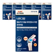 優質鈣鎂鋅維他命DK錠, 180顆, 6罐