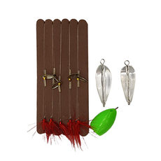 台灣 JiNDO 魚鉤 紅螞蟻 5個, 5個裝, 1包