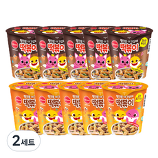 鯊魚寶寶聯名即食辣炒年糕 炸醬口味+宮廷烤肉口味, 1.03kg, 2組