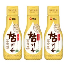 샘표 일편단심 통참깨 참기름, 200ml, 3개