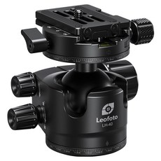 레오포토 루시퍼 볼헤드 파노라마 패닝 클램프, LH-40R+NP-60 (블랙), 1개