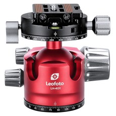 레오포토 파노라마 패닝 클램프 초소형 볼헤드, 1개, LH-40R+NP-60 (레드)