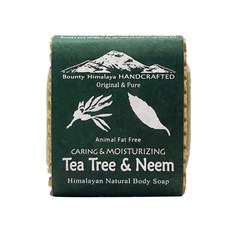 BOUNTY HIMALAYA 茶樹+苦楝清肌爽膚養髮皂, 100g, 1入, 1個