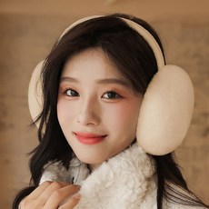 Yeoul Square 女性用高級冬季蓬鬆柔軟耳罩
