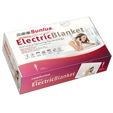 Sunlus 三樂事 親密舒眠電熱毯 SP2406WH, 80 x 60cm