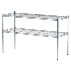 dayneeds 日需百備 輕型電鍍插管二層架 鐵力士架 收納 鞋架 展示架 電鍍, 電鍍, 2層