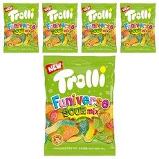 Trolli Funiverse綜合酸味軟糖, 100g, 5包
