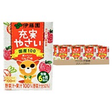 ITO EN 伊藤園 綜合蔬果汁 日本國產 6個月以上適用, 100ml, 15入