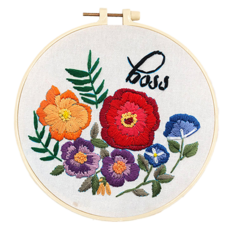 泰坦 DIY 十字繡套組 + 20公分繡框組, 1套, Boss材料包