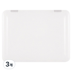 morning glory 文件收納盒 40mm, 白色, 3個