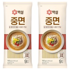 CJ BEKSUL 白雪 中麵, 900g, 3個