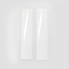 HEXIS 汽車修補貼紙, 白色光澤, 2個