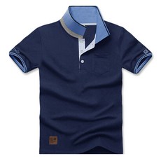 블루포스 남성용 통기성 아이싱 반팔 카라 반팔 티셔츠