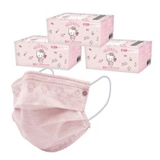 MITENXIN 天心生醫 情境鋼印口罩, 溫暖粉, 30片, 3盒