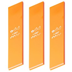 瑜珈健身彈力帶 E179 15磅 21g, 3條, 暮色橘