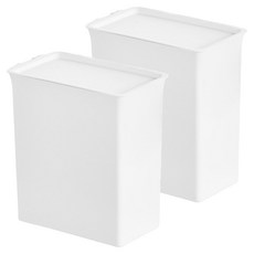 Daily Home 多用途收納整理盒, 2個, 白色