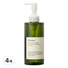JMsolution 肌司研 魚腥草毛孔護理深層卸妝油, 4瓶, 200ml