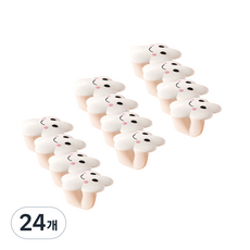 Everhouse 雲朵矽膠直角防撞角, 24個, 白色