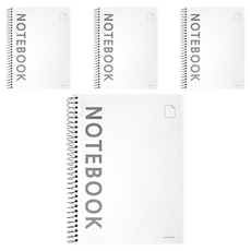 無線練習本, 4個, 白色