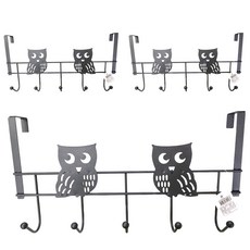 Little Pink Rabbit 粉彩小兔 貓頭鷹門後5鉤 Set, OA036, 3個