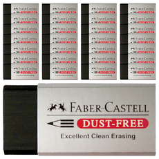 FABER-CASTELL 輝柏 2B 考試黏屑塑膠擦, 187227, 48個