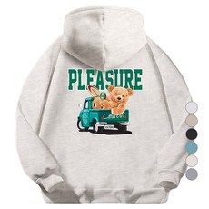 ILLUSO 男女通用Pleasure柔軟特厚棉質連帽T恤