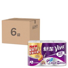 Kleenex 舒潔 食安級耐用廚房紙巾 大小隨意撕 108張, 6捲, 6袋