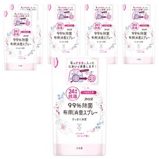 第一石鹼 FUNS布用消臭噴霧 補充包 清爽花香, 6包, 320ml