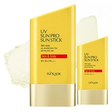 이자녹스 UV 선프로 클리어 점보 선스틱 SPF50+ PA++++, 30ml, 2개