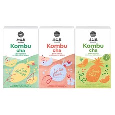 오설록 콤부차 깔라망고 5g 10p + 리치피치 5g 10p + 애플파인 5g 10p, 1세트, 30개입