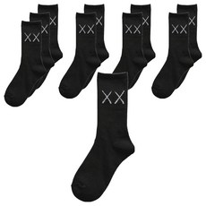 DISTIFF 透氣吸汗速乾長襪, 黑色, 10個