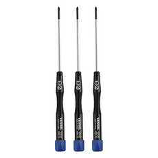 VESSEL Tools 精密十字螺絲起子 00 x 75 mm, 3個