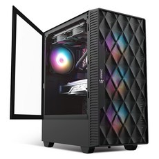 MiCRONiCS Master M60 網狀中塔式機殼 黑色, 單一商品, 1個