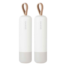 GANSO 便攜式除塵滾輪 本體 棉花白, 2個