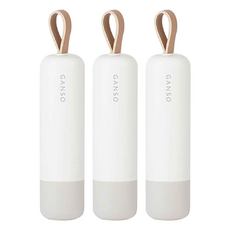 GANSO 便攜式除塵滾輪 本體 棉花白, 3個