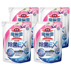Kao 花王 Magiclean 魔術靈 台灣公司貨 地板除菌EX 補充包 清新花香, 1.8L, 4包