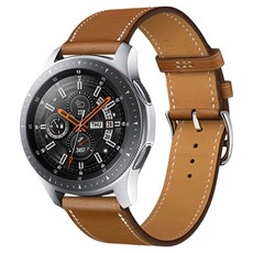 Llanberis Galaxy Watch 相容皮革錶帶, 棕色