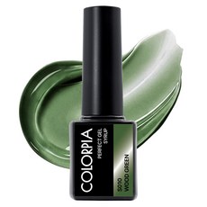Colorpia 一步式糖漿凝膠美甲, 1個, S010 木質綠, 6g