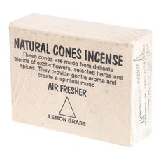 尼泊爾 LOTUS 天然手工香薰塔香 25個, 檸檬草 LEMON GRASS