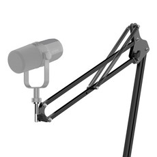 JOYTRON 專業廣播用可彎曲麥克風懸臂支架, 單一商品, 黑色