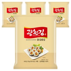 광천김 참 김밥김 15p, 30g, 4개