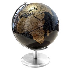PM Life 室內裝飾用迷你地球儀, 黑金色