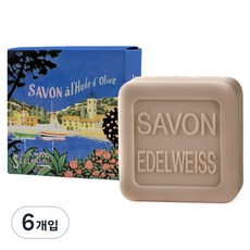 라사본느리드니옹 비누 에델바이스, 6개입, 100g