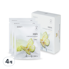 꽃을담다 나비티백 국화꽃차, 500mg, 3개입, 4개