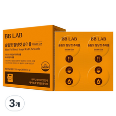 비비랩 슬림핏 혈당 컷 츄어블 가르시니아 47.6g, 3개, 28정