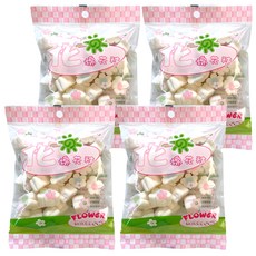 卜祥 花語棉花糖, 花朵造型, 小朋友最愛, 60g, 4包